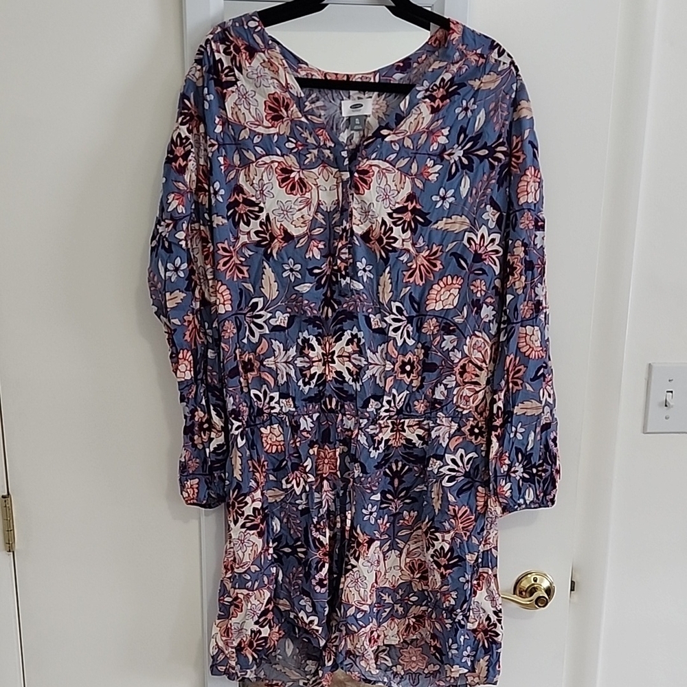 Floral Long Sleeve Romper